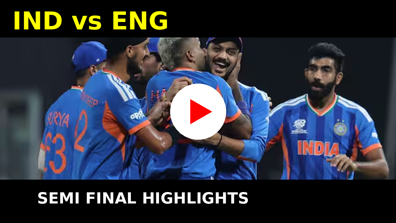 india vs england semi final highlights