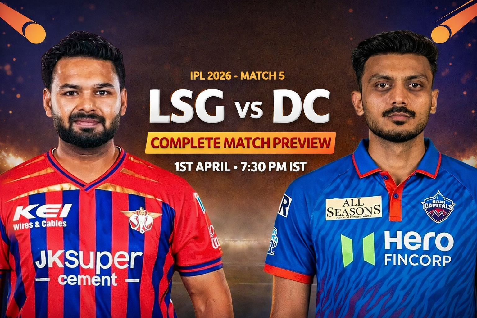 LSG vs DC Match Preview 2026
